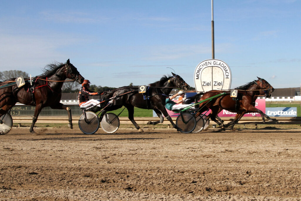 Zieleinlauf Trabrennbahn Mönchengladbach
