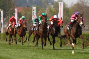 Galopprennen auf der Rennbahn Saarbrücken-Güdingen