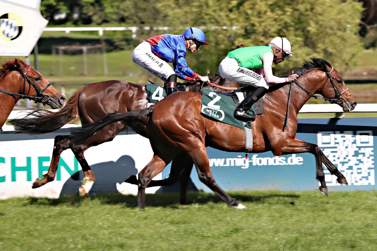 Gostam siegt unter Eduardo Pedroza im WETTSTAR.de Bavarian Classic in München