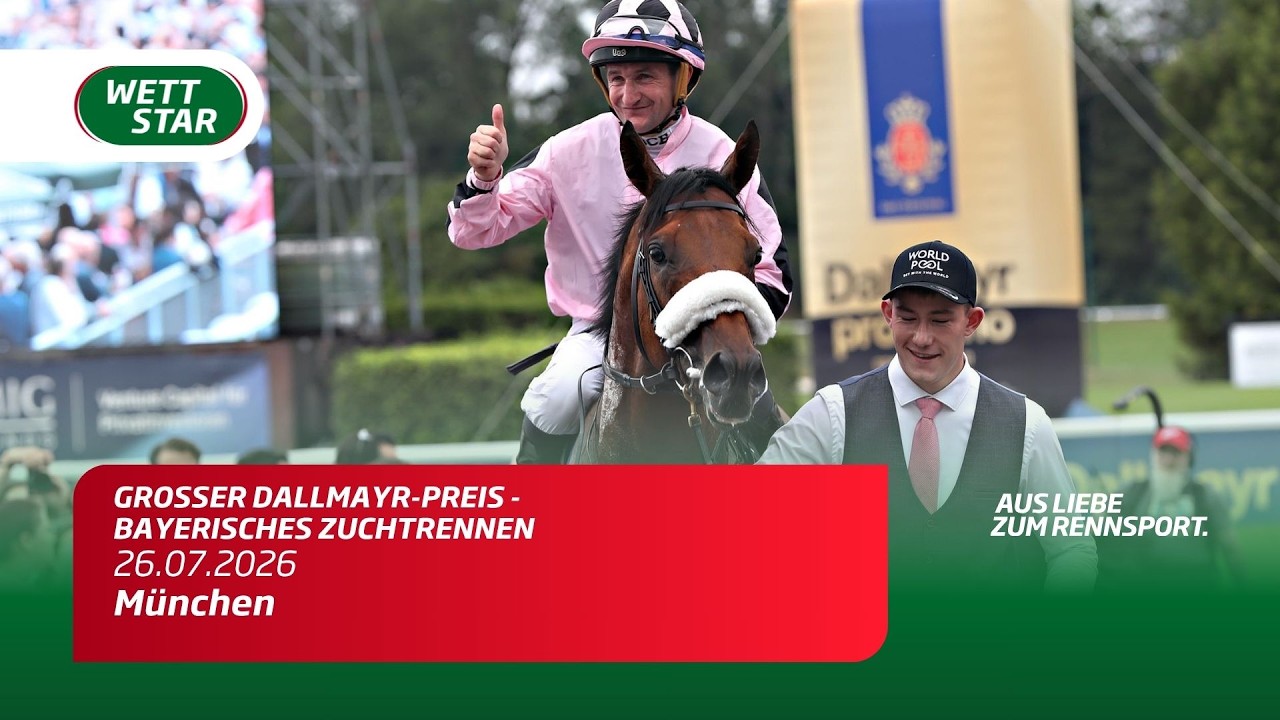 Grosser Dallmayr Preis - Bayerisches Zuchtrennen | Sieger: Hotazhell