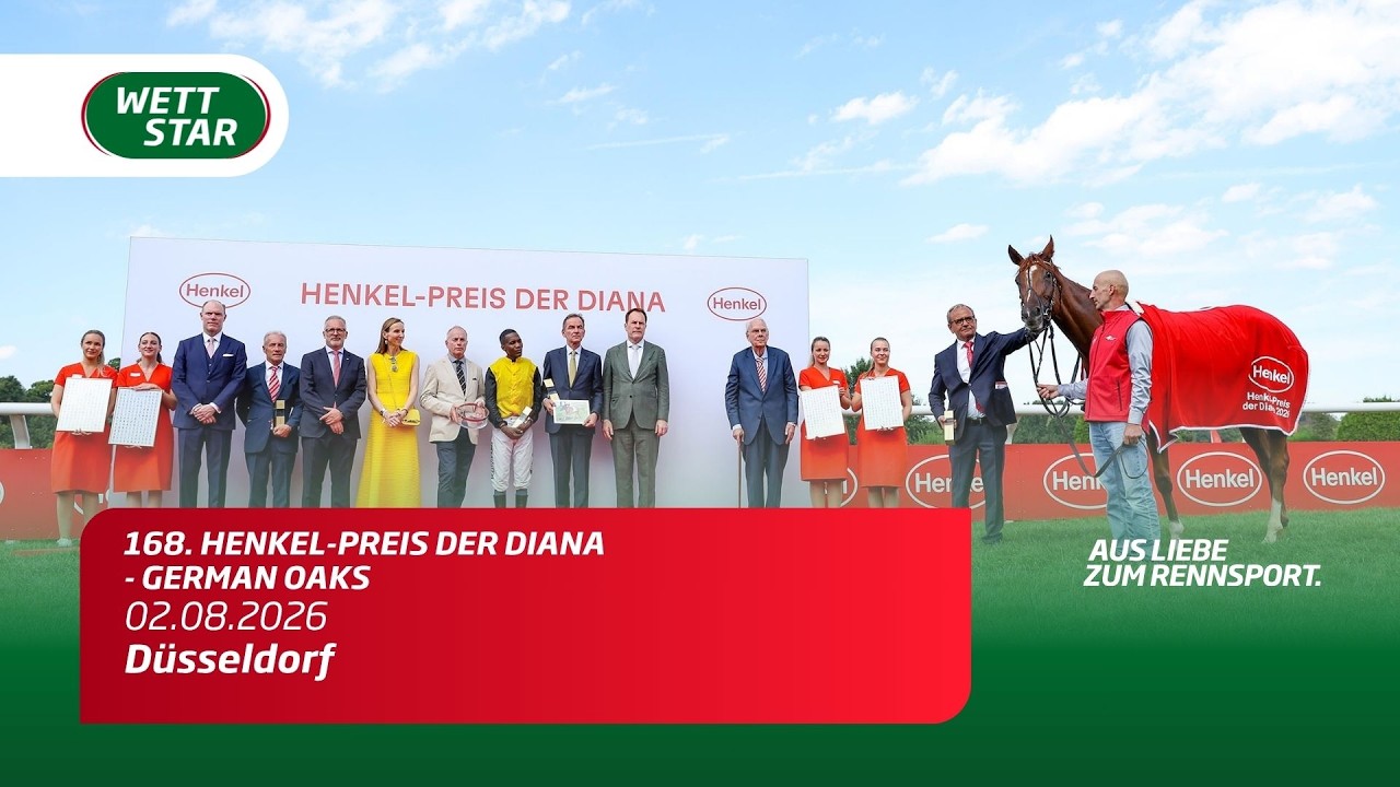 168.  Henkel Preis der Diana -  German Oaks | Siegerin: Soreanga inkl. Siegerehrung