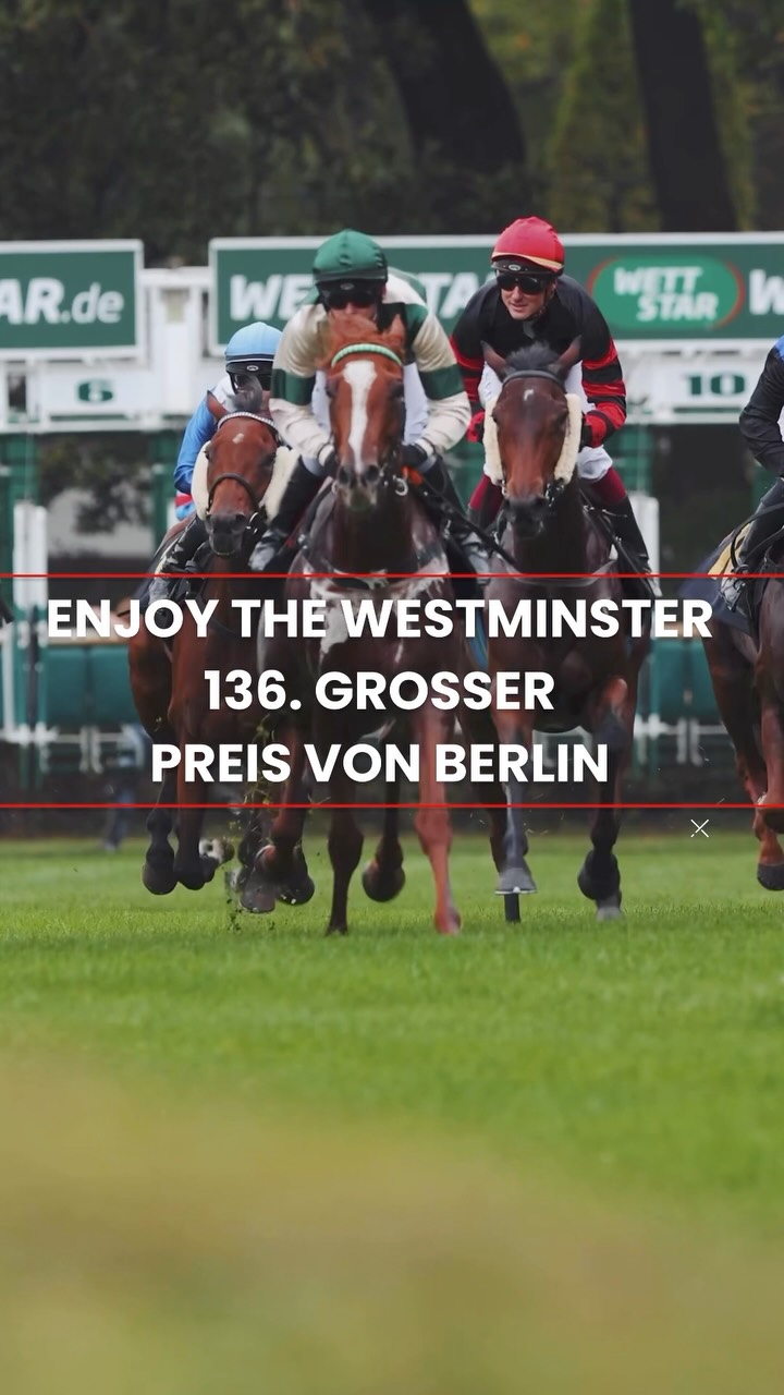 Gruppe I in Berlin-Hoppegarten 🤩 Am morgigen Sonntag wird es wieder international,...