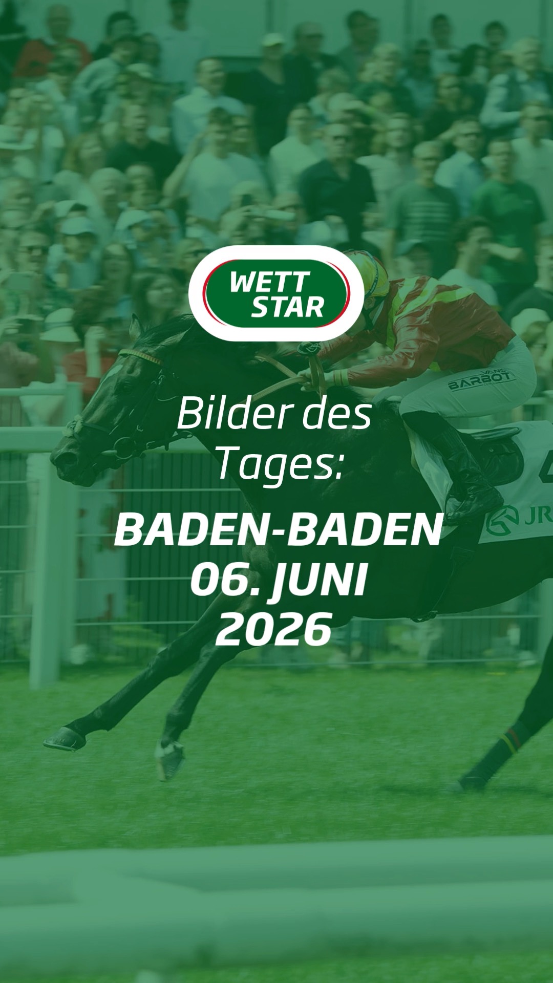 Der zweite Tag in Iffezheim stand ganz im Namen des Derbyjahrgangs 🤩...