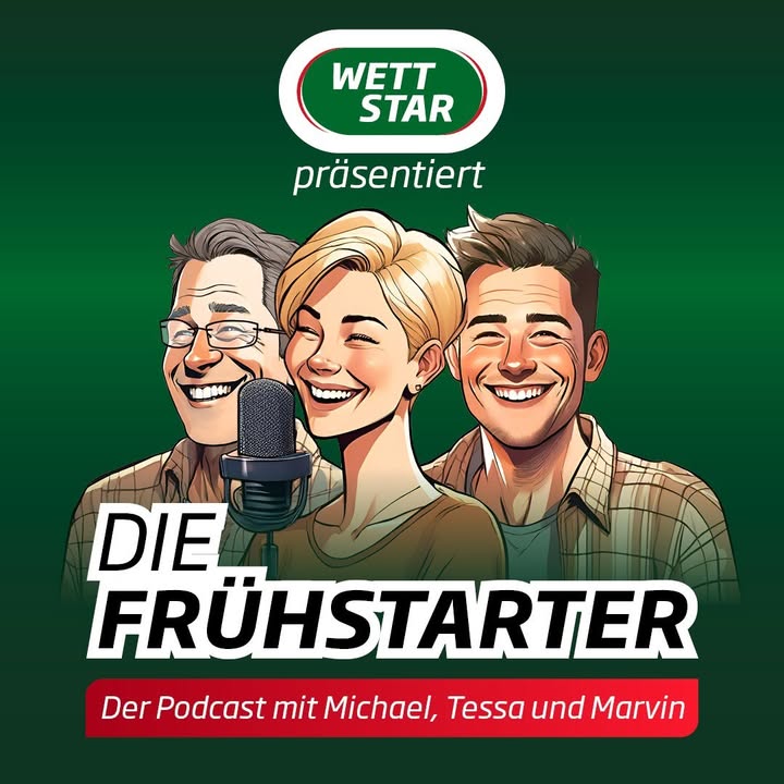 Unsere drei „Frühstarter“ geben sich zum zweiten Mal in dieser Woche die...