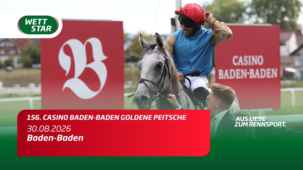 156. Casino Baden-Baden Goldene Peitsche inkl. Siegerehrung I Sieger: HOLGUIN (GB)