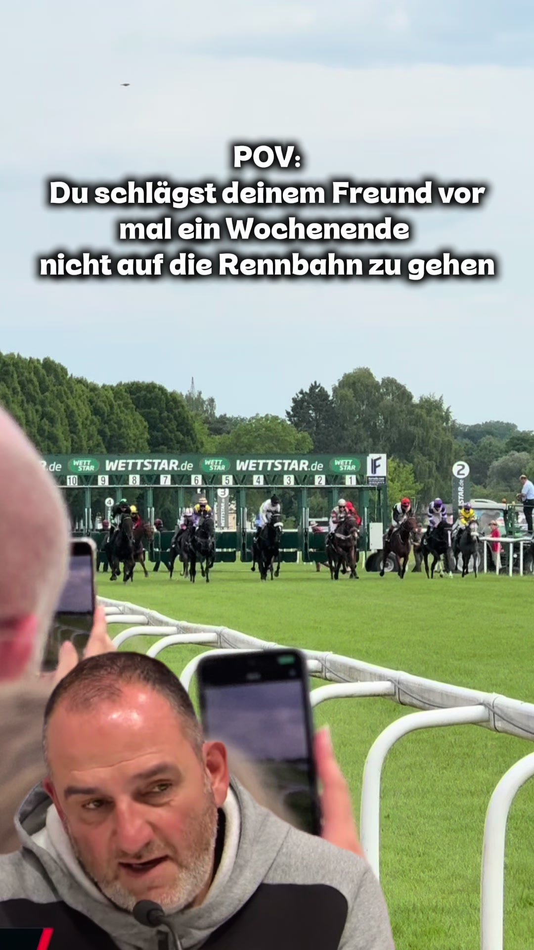 Wie kommt man auf so eine Idee?! #pferderennen #pferdesport #freizeit #sport #spass