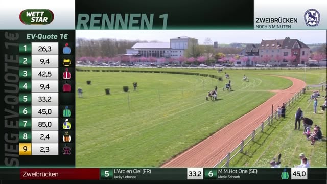 Hals und Bein beim Renntag des Pfälzischer Rennverein Zweibrücken