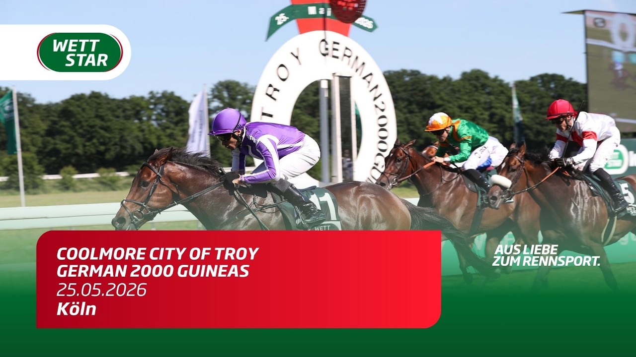 Coolmore City of Troy German 2000 Guineas | Sieger: Title Role inkl. Siegerinterview
