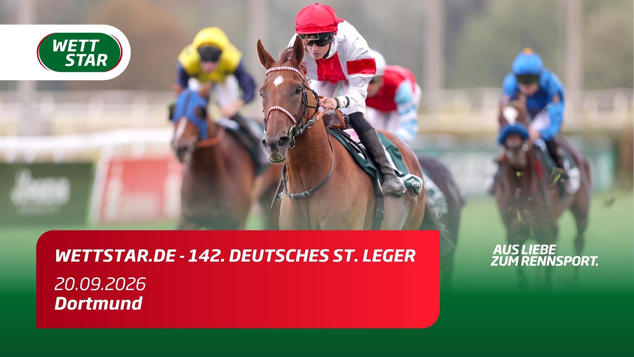 WETTSTAR.de - 142. Deutsches St. Leger inkl. Siegerehrung I Sieger: Lordano