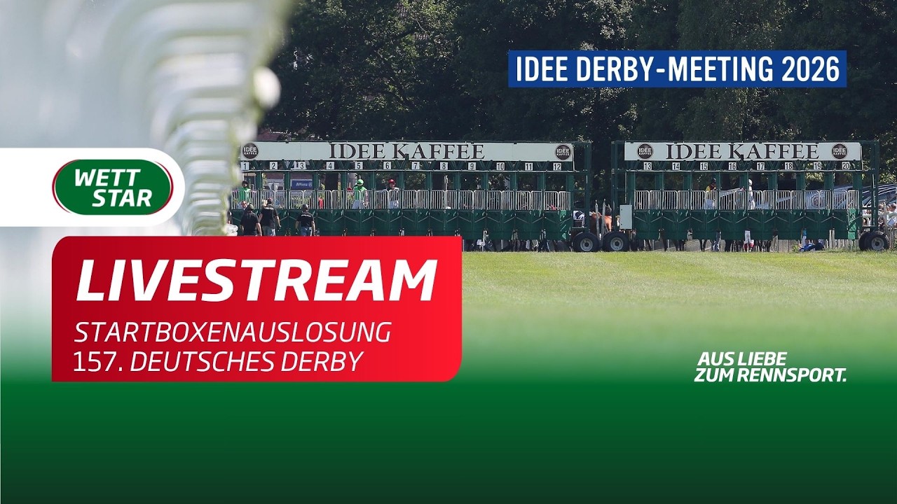Startboxenauslosung 157. Deutsches Derby