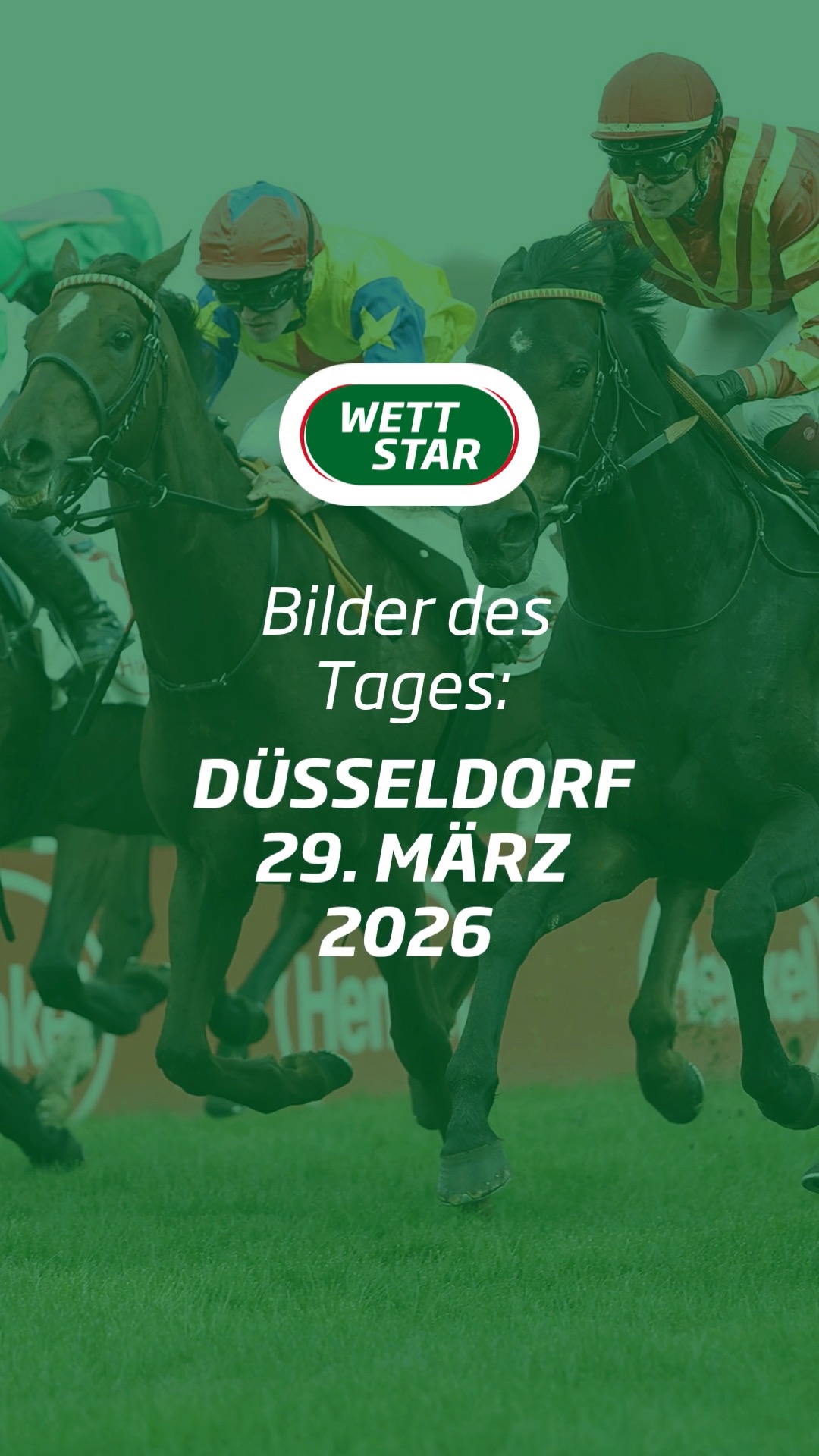 Saisonauftakt in Düsseldorf 🍀 Traditionell wird in der Landeshauptstadt der Fortuna-Renntag veranstaltet,...