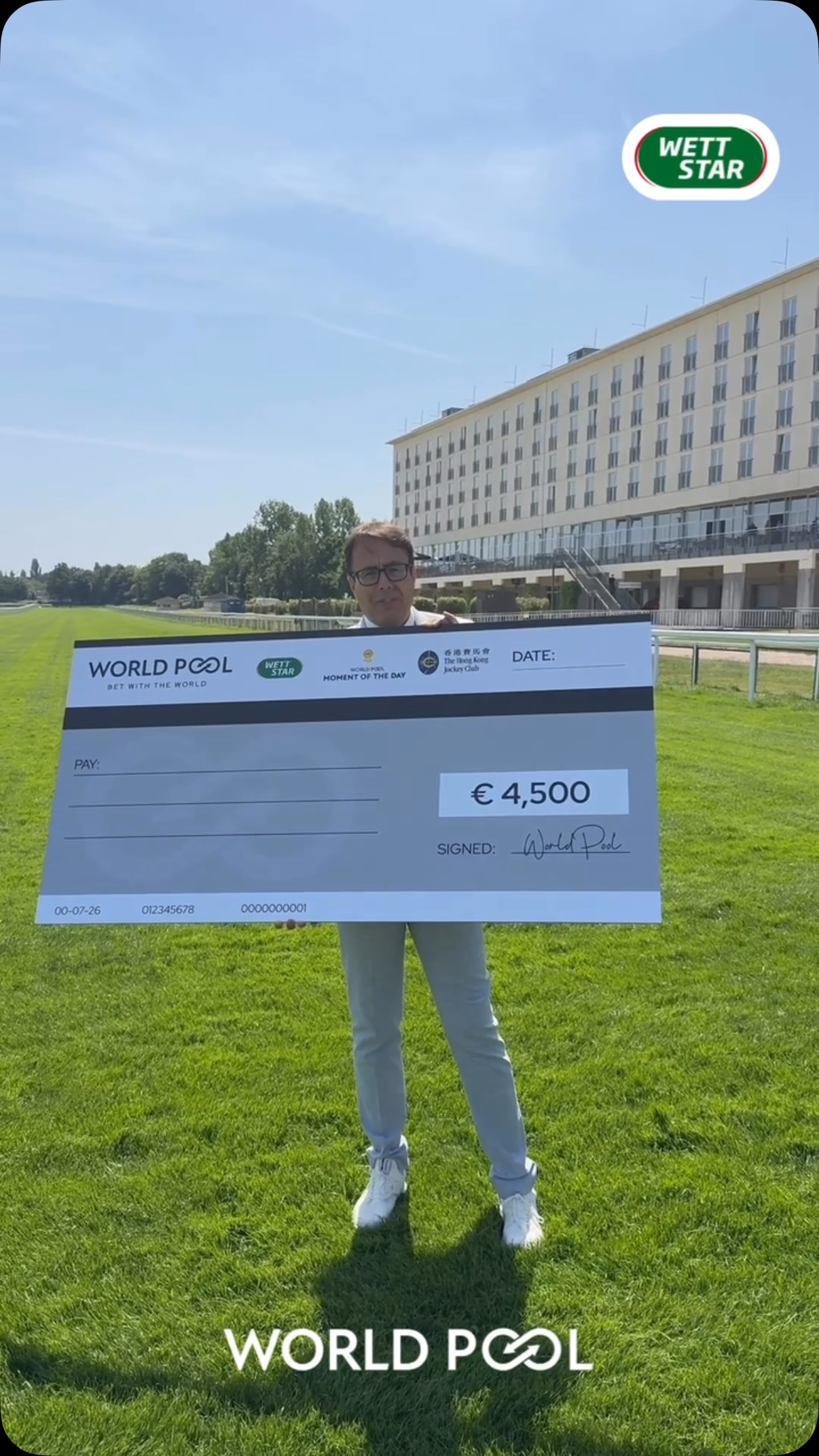 Big News! Erstmalig wird der World Pool am Derbytag 6 Rennen übertragen....